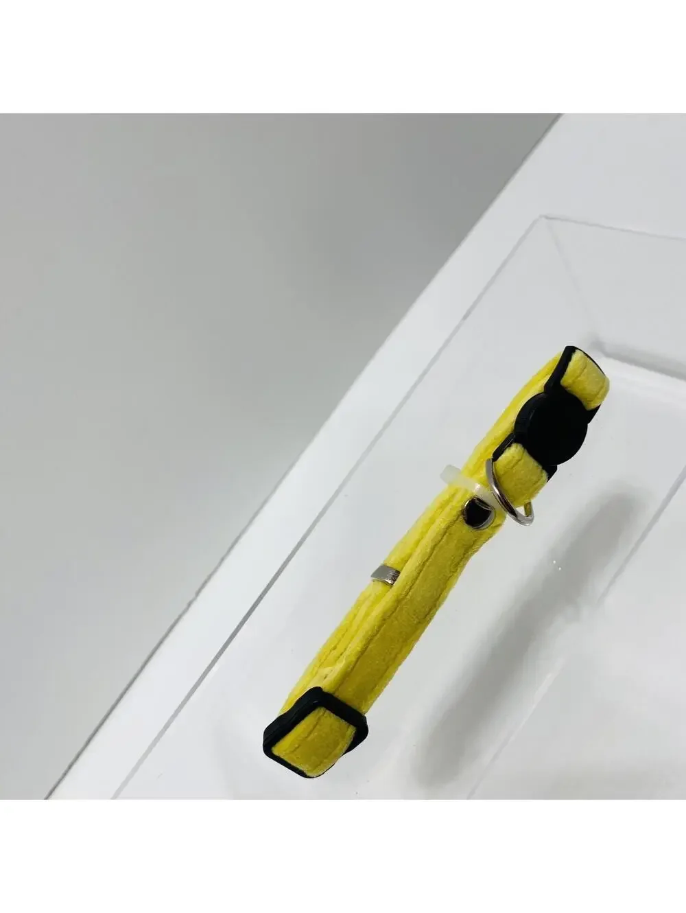 Brand New Breakaway Puppy Collar - Adjustable Size and Super Soft Velvet yellow